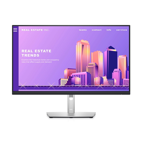 DELL 27 Monitor | P2722H Kích thước: 27 inches, Độ phân giải: FHD (1920 x 1080), Tỉ lệ: 16:9, Độ tương phản: 1000:1, Thời gian đáp ứng: 5ms, 16,7 triệu màu, Kết nối: VGA, HMDI, Display Port, 5xUSB, Bảo hành: 3 years.