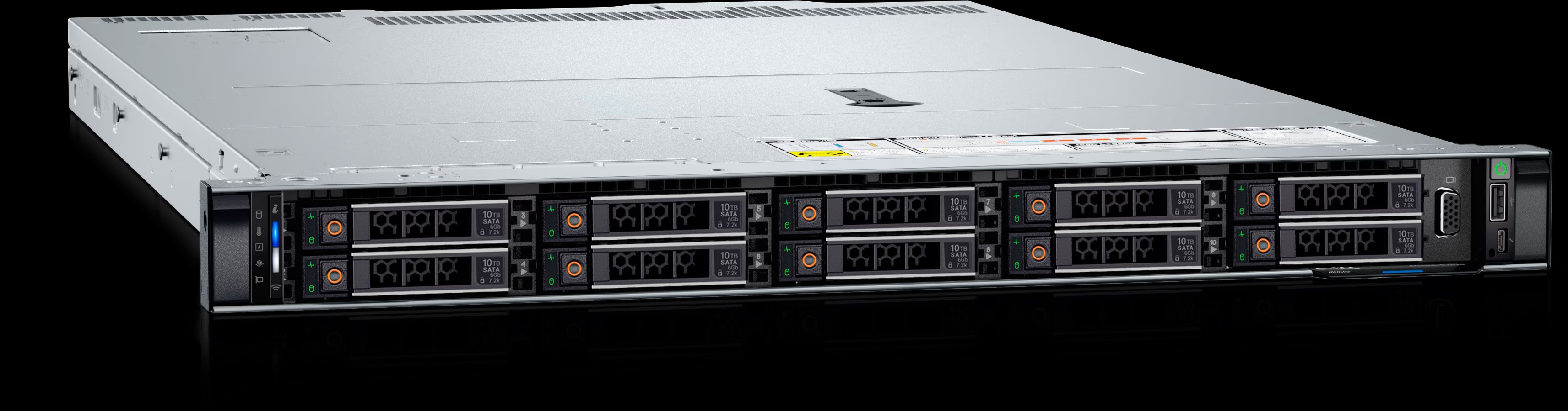 Dell PowerEdge R660xs, Intel Xeon Silver 4510,2x16GB,2x1.2TB HDD,H755,iDRAC9 Ent,DP 1Gb LOM,DP 10/25GbE OCP,DVD USB,2x800W,4YrPro 71056609